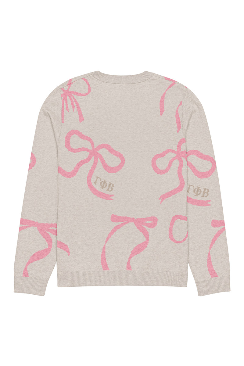 Lacy Bow Knitted Sweater