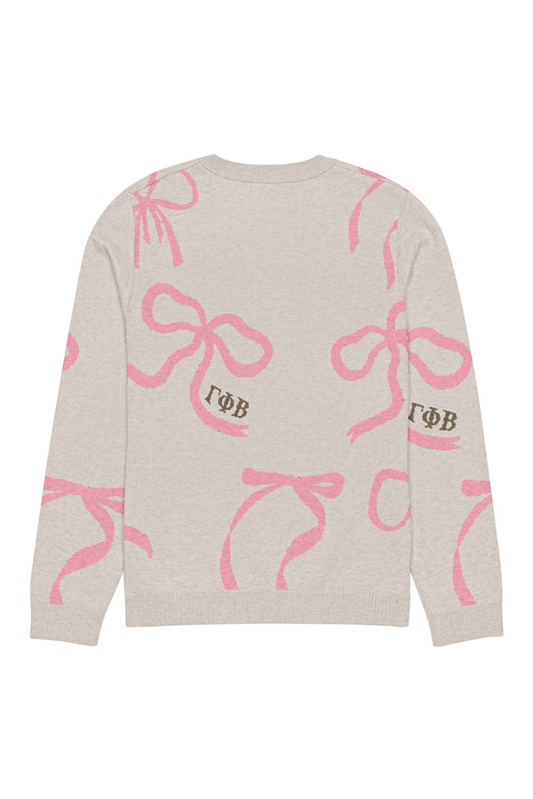 Lacy Bow Knitted Sweater