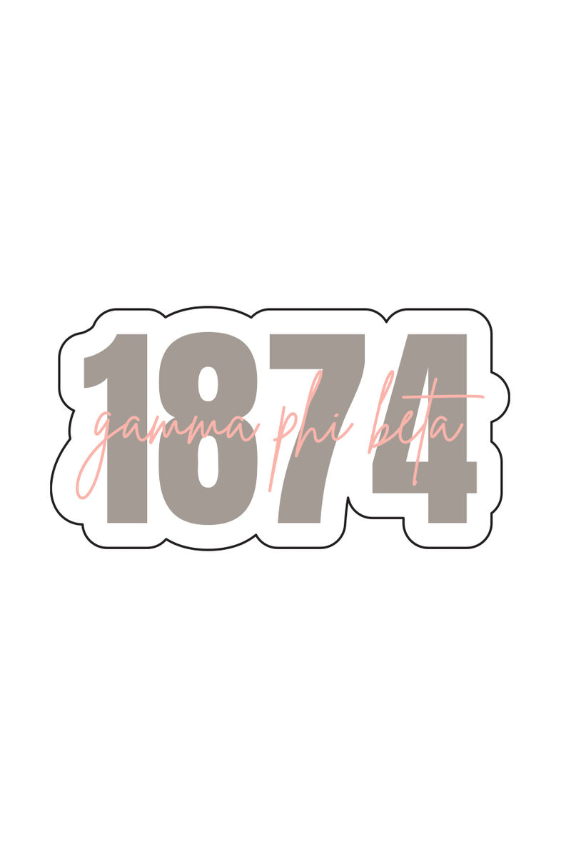 1874 Sticker