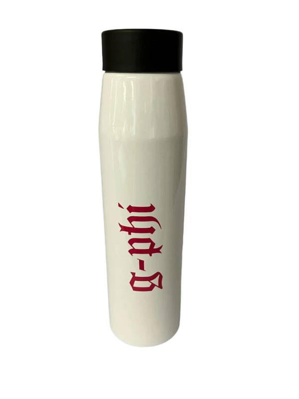 White Medieval Water Bottle