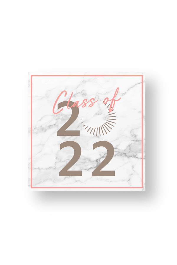 Class of 2022 Marble Decal