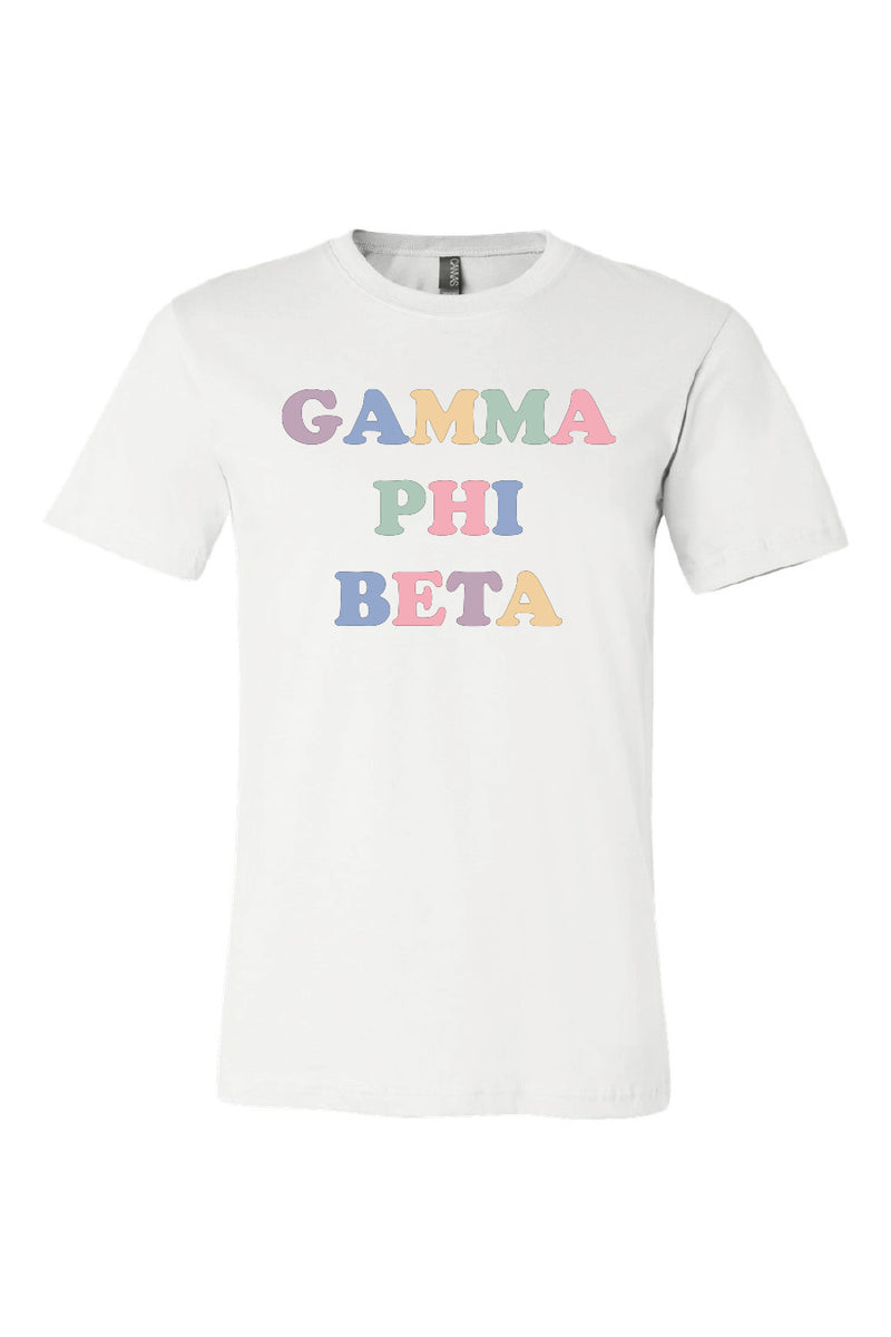Pastel Gamma Phi Beta Tee