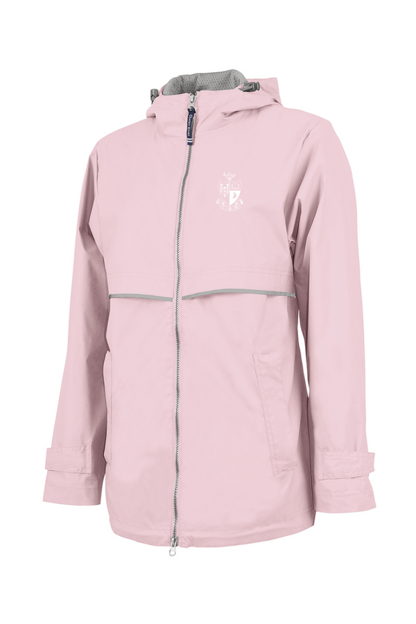 Pink Crest Rain Jacket