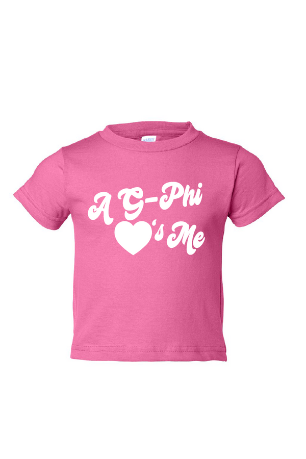 A G-Phi Loves Me Toddler Tee