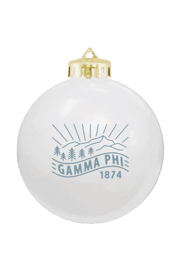 Holiday Ornament (2019) - Crescent Corner - Gamma Phi Beta Official Online Store 