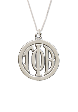 Monogram Necklace - Crescent Corner - Gamma Phi Beta Official Online Store 